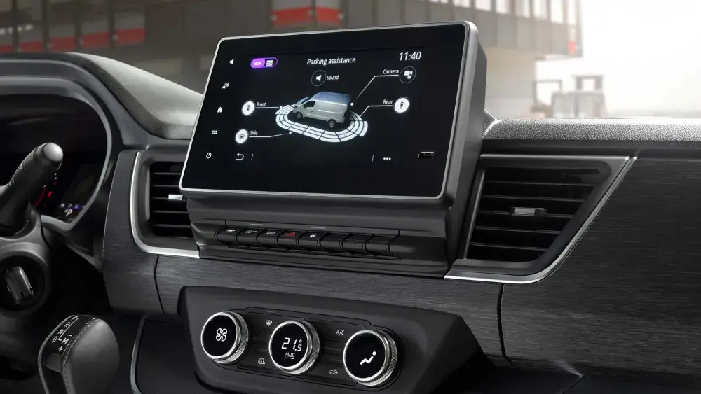 Primastar infotainment parkeerhulp