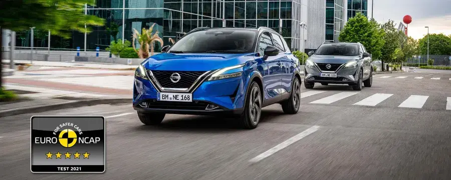 Nissan Qashqai Euro NCAP Sterrenregen