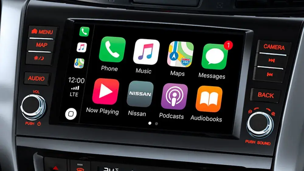 Nissan Navara Apple Carplay